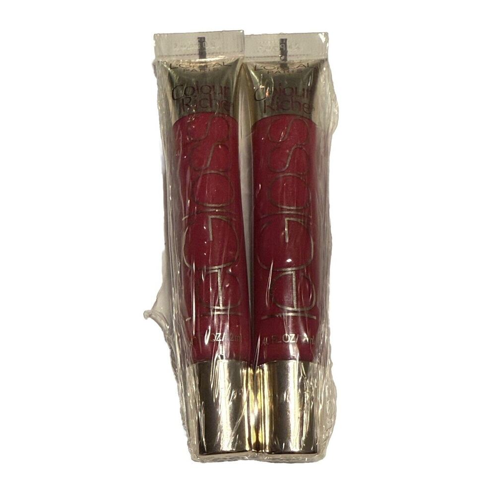 L'Oreal of Paris Colour Riche Le Gloss Lot of 2 New 160 Violet Attitude